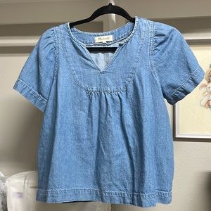 Madewell denim shirt small